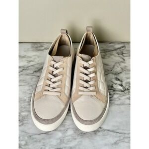 27 Edit Valerie Naturalizer Women's Sz 8 Leather Sneaker Slip on Neutral Beige